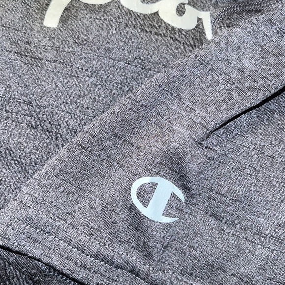 Mens Large Dark Grey Champion Breathable T-shirt - Picture 4 of 6